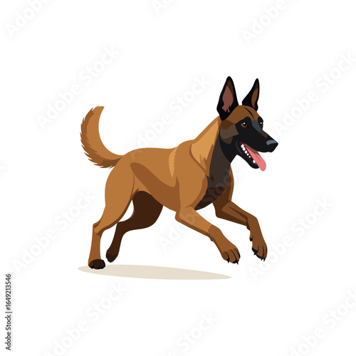 Belgian Malinois Dog Breed A Stunning Illustration