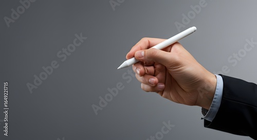 Hand Holding Digital Pen for Business or Design