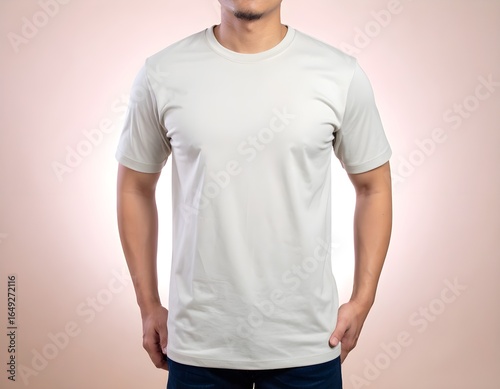 man in white t shirt