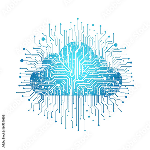 Cloud computing technology revolutionizes data storage solutions digital environment infographic modern viewpoint