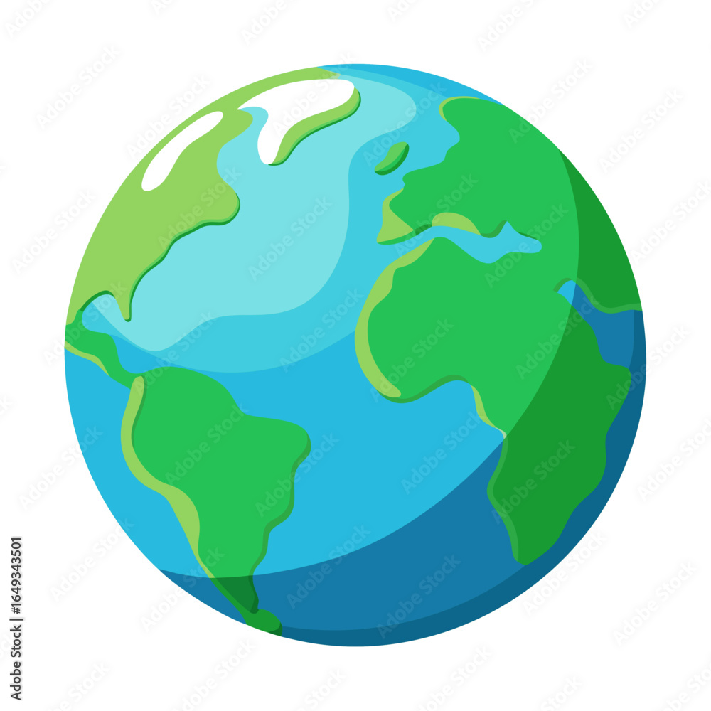 Fototapeta premium green earth globe