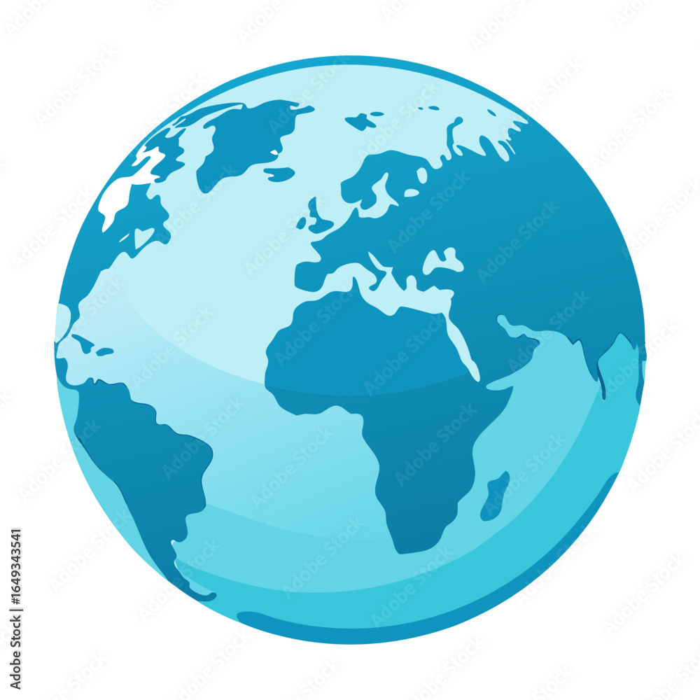 Naklejka premium earth globe icon