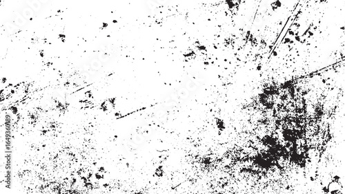 Coal powder texture top view isolated on clean white background. Black dust texture with coal particles isolated on white background 