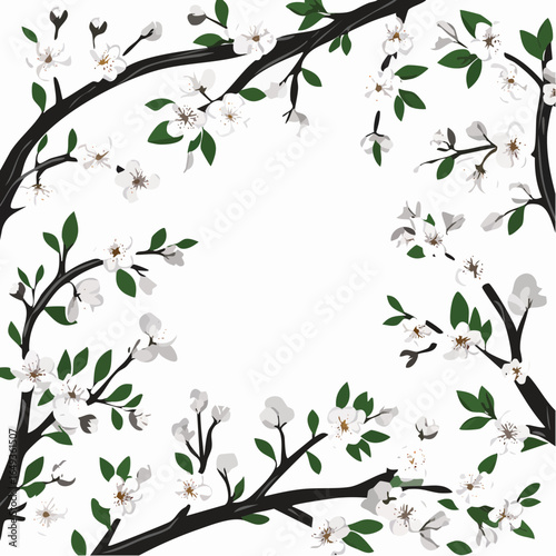 fleurs blanches