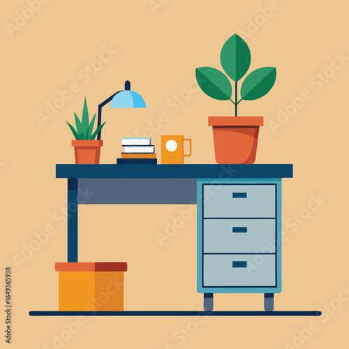 office desk plant in pot   (1).eps