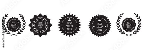 Best Seller 2026 Stamp – Best Seller 2026 Badge Icon Set