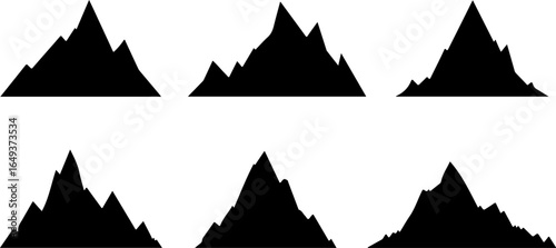 "Forest Landscape in Fish Silhouettes – Double Exposure Nature Art Set" vector graphics