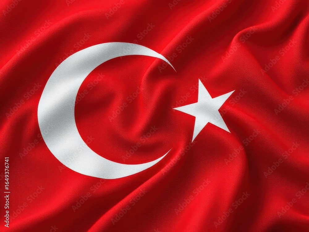 Obraz premium flag of Turkey national flag of Turkey