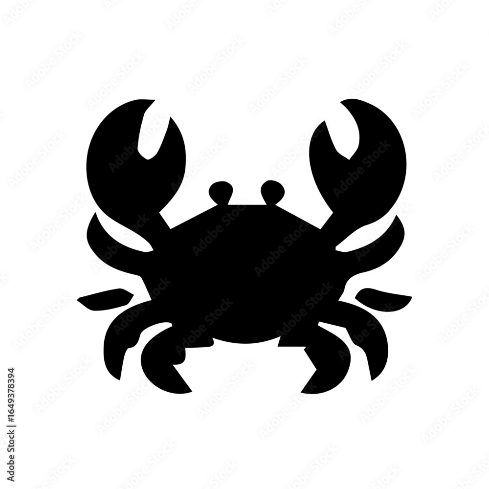 Fototapeta premium black and white Hermit Crab