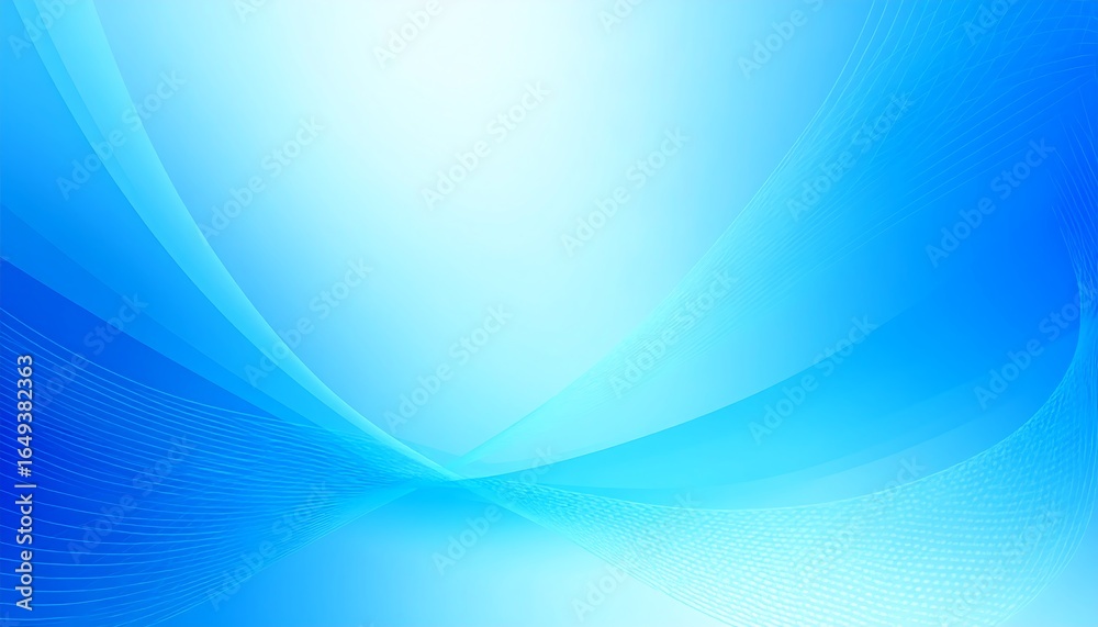 Obraz premium Light blue abstract background with flowing lines