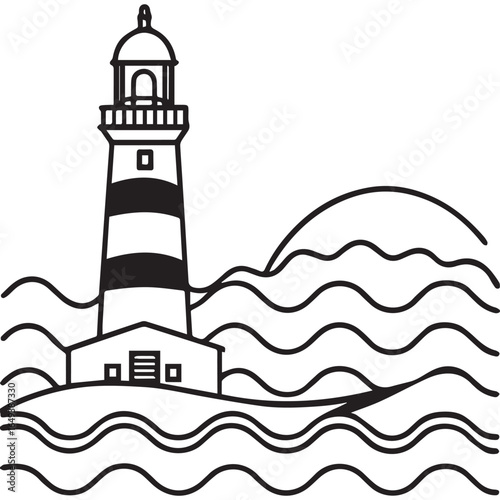 lighthouse on the beach
