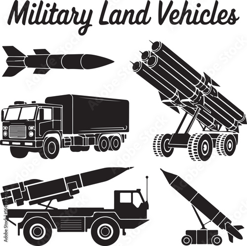 Military Land Vehicles Missiles Rockets and Trucks cargo truck