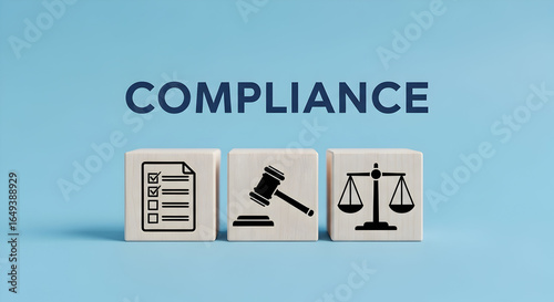 Understanding business compliance through legal and regulatory symbols and checklists