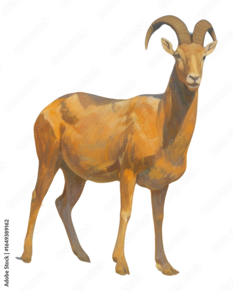 Fototapeta premium PNG Livestock wildlife painting drawing.