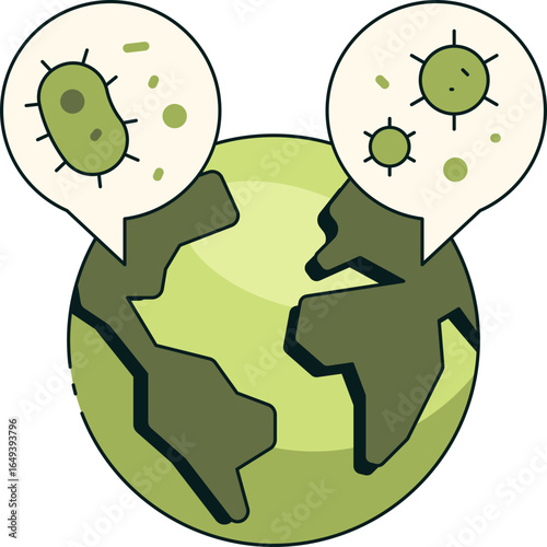 Pandemic Icon Illustrations