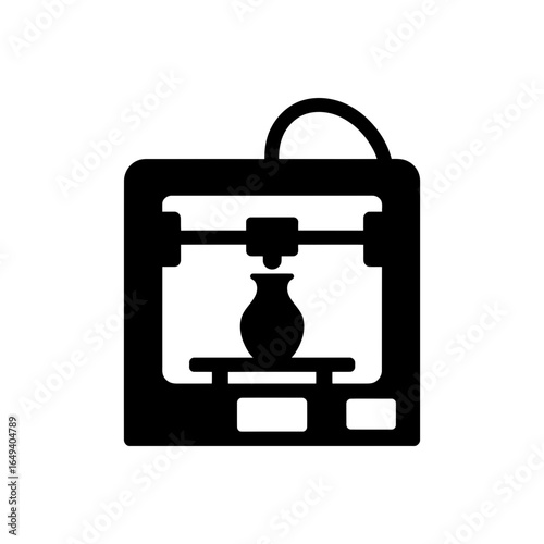 3D printing machine icon