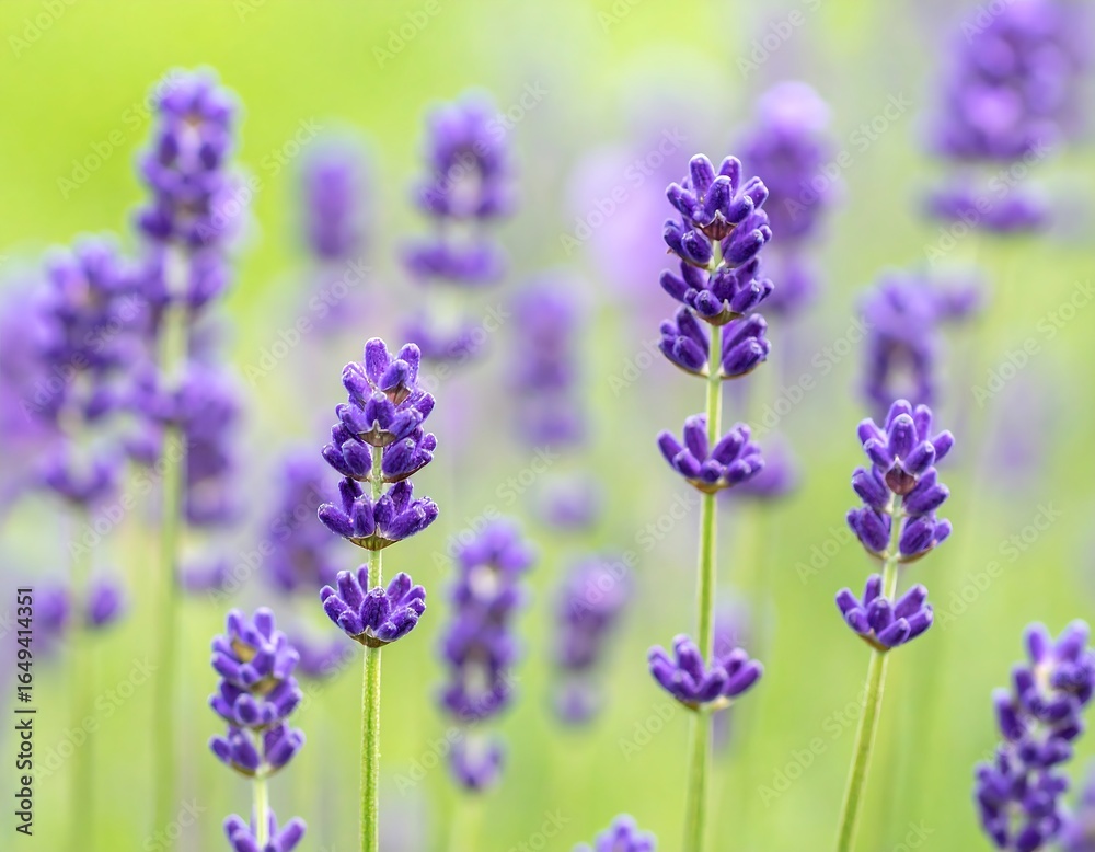 Fototapeta premium Close-up of vibrant lavender flowers