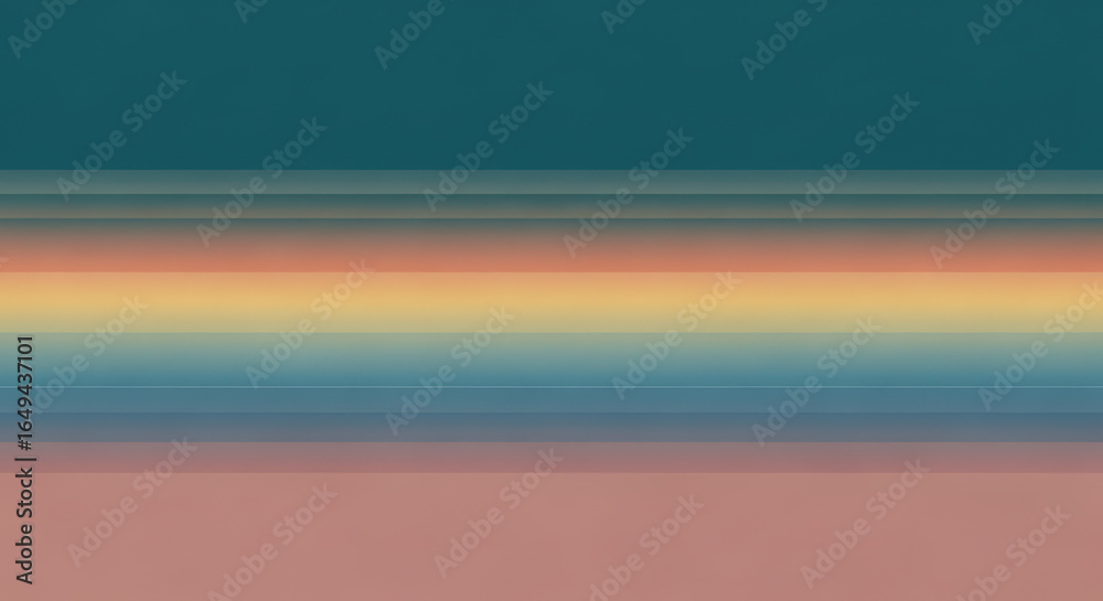 Fototapeta premium Abstract Gradient Stripes in Earthy Tones Creating a Serene and Harmonious Visual Texture, Perfect for Backgrounds and Modern Design Applications