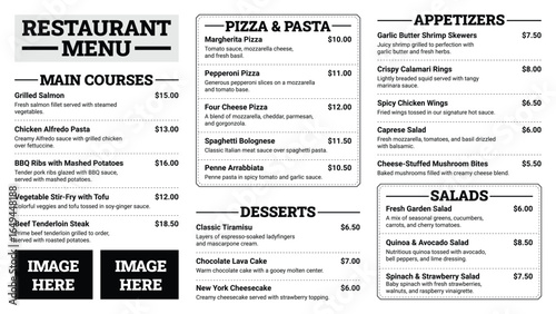 Modern Digital Menu Board