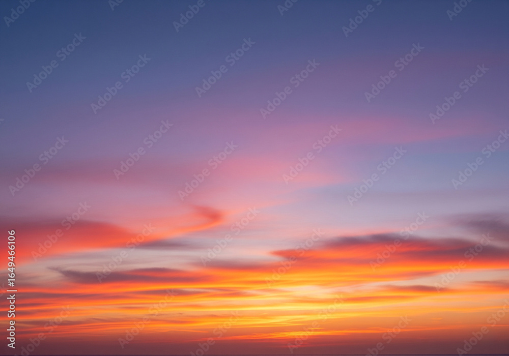 Obraz premium Beautiful Colorful Sunset Sky