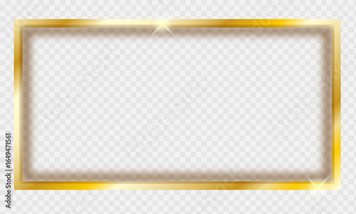 gold frame for text