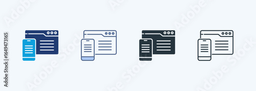 Responsive Multiple Style Icon Collection
