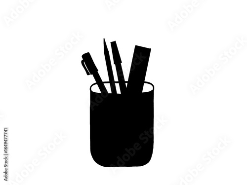 pencils in a glass