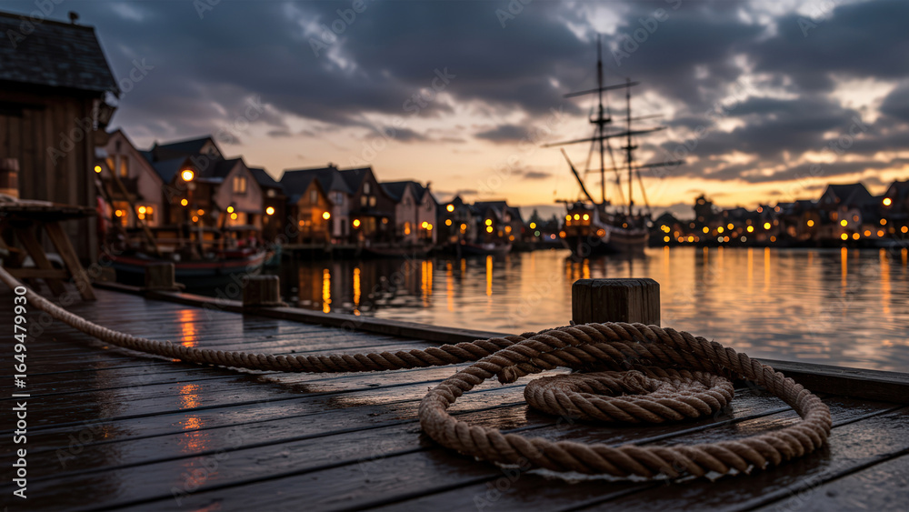 Fototapeta premium The Harbour Reflection