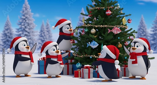 Celebrate the magic of the season with this incredibly heartwarming and festive scene