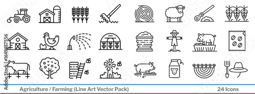 Engaging agriculture farming icons for modern design projects perfect for website or print materials now