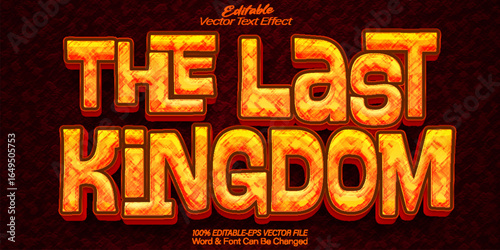  Epic The Last Kingdom Medieval Warrior Text Effect Editable Alphabet