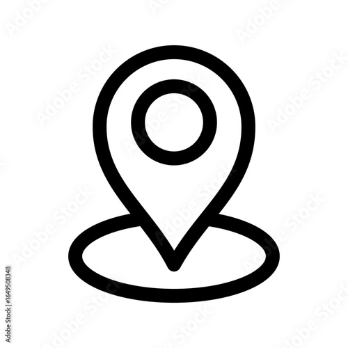 Pin location icon design template SVG Free Download Pin location icon design template SVG - GFXLoad