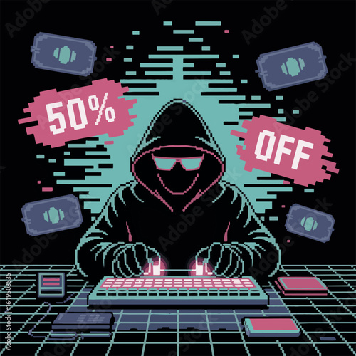 Cyber Monday sale hacker discount promotion online shopping security threat