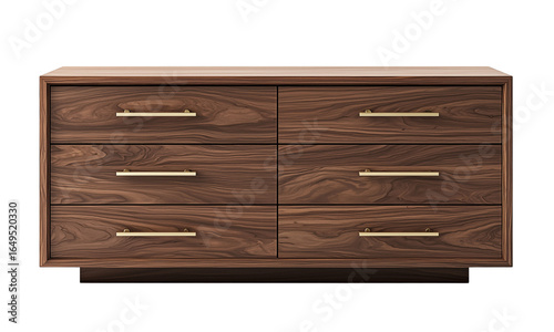 Stylish wooden dresser modern bedroom furniture design minimalist environment side view home decor inspiration