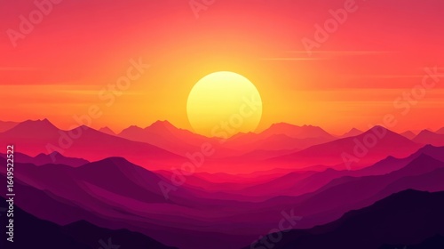 sunrise horizon gradient background with warm light fade