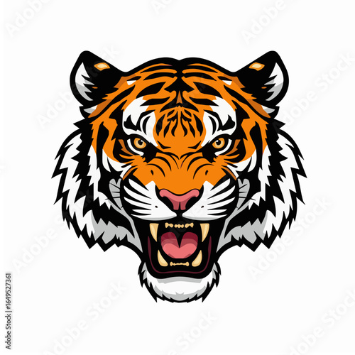 tiger head vector