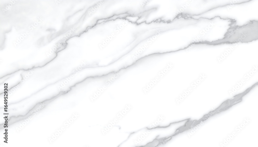 Obraz premium Abstract white marble texture with grey veins.