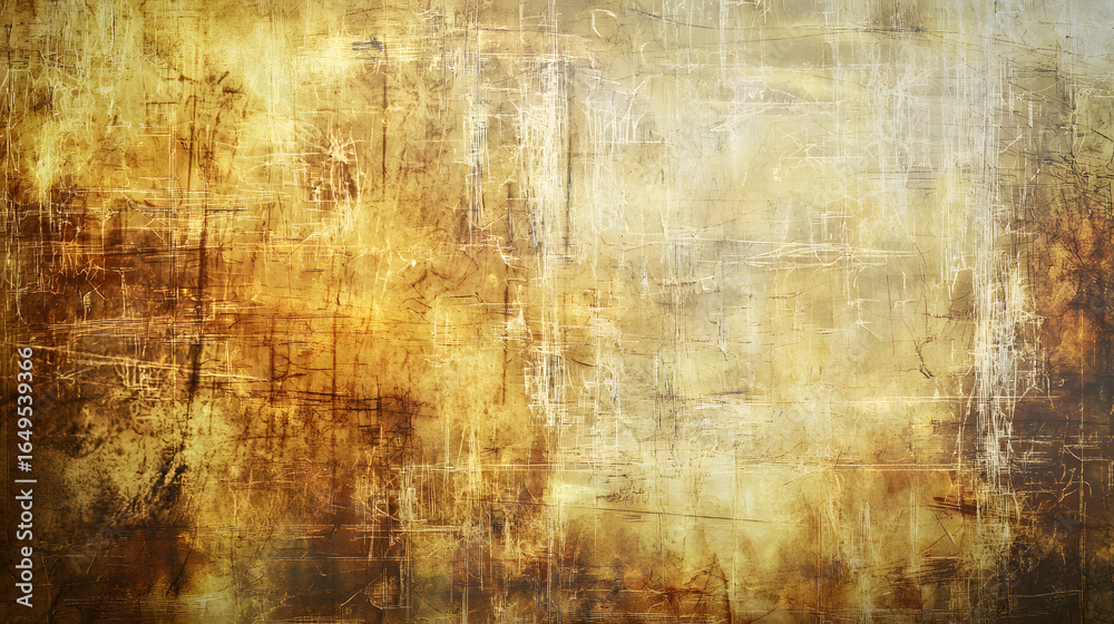 Obraz premium Rustic wall design featuring a unique blend of brown and yellow background for creative use