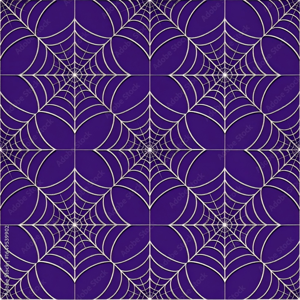Fototapeta premium Abstract Purple Background Featuring a Geometric Web Pattern Design