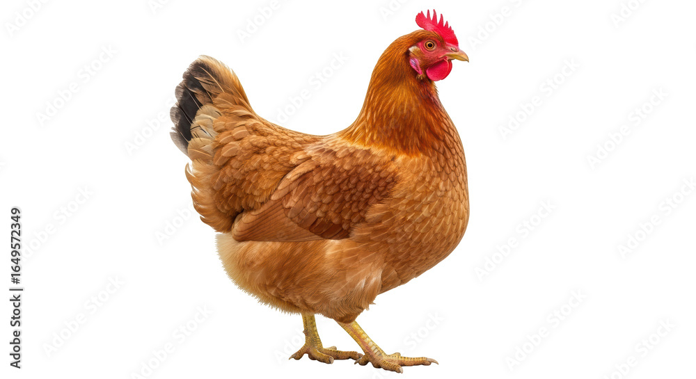 Fototapeta premium Isolated Hen