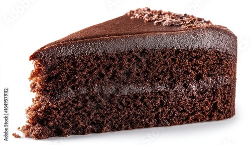 Chocolate cake slice, angled view (1)