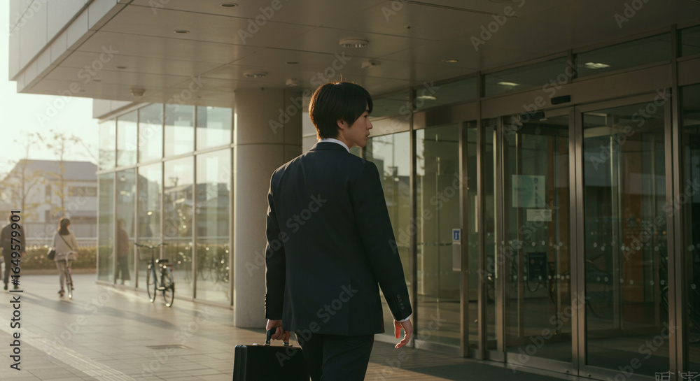 Fototapeta premium 忙しく仕事に追われる新社会人