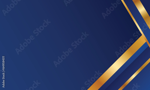 Elegant navy blue and gold background