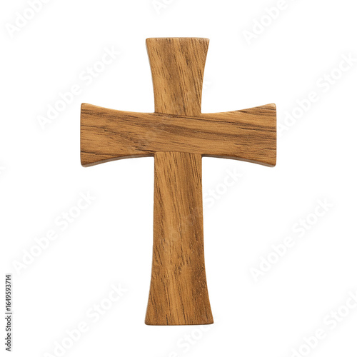 Wooden cross symbolizing faith and spirituality for personal reflection.