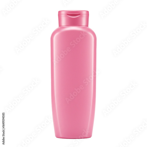 Shampoo bottles designed for personal care and hair maintenance.