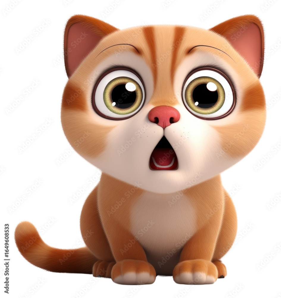 Fototapeta premium PNG Cat cartoon animal pet.