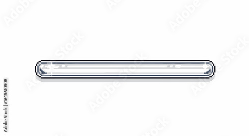 Clean, Shiny Horizontal Bar with Subtle Reflections An Elegant UI Element