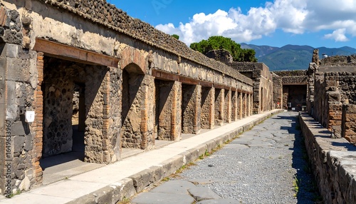 Fototapeta Naklejka Na Ścianę i Meble -  Ancient Roman ruins, Pompeii, Italy
