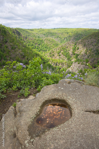 The legendary hoofprint of the king's daughter's horse can be seen at the Roßtrappe.