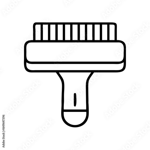 Download paint brush applicator tool vector illustration for painting and coloring projects design 90